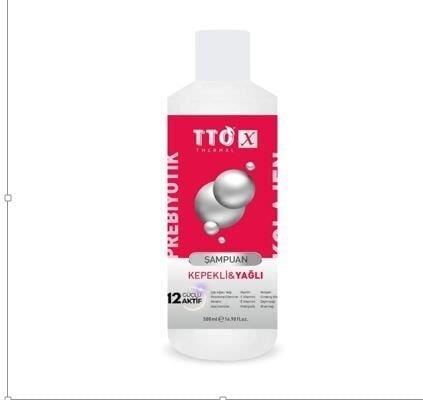 TTO X Kolajen ve Prebiyotik Kepekli & Yağlı Saçlar Şampuan 500ml