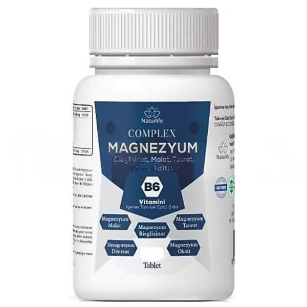 Naturlife Magnezyum Complex B6 Vitamin 60 Tablet