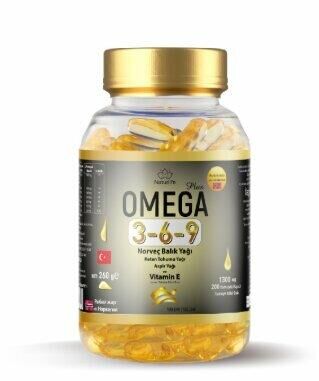 Naturlife Omega 3-6-9 Norveç 1300 mg 200 Kapsül