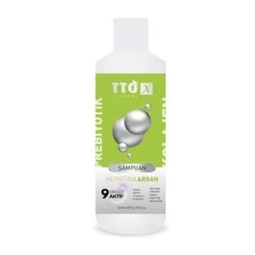 TTO X Kolajen ve Prebiyotik Keratin & Argan Şampuan 500ml