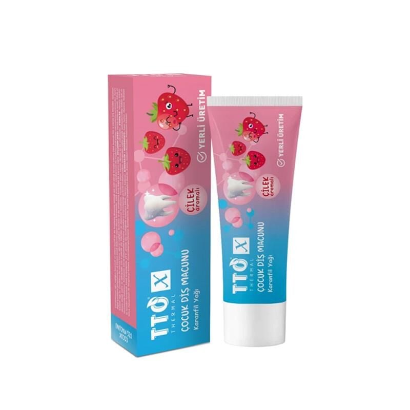TTO X Çocuk Çilek Diş Macunu 50ml