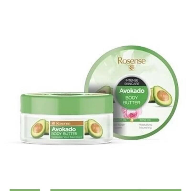 Rosense Bady Butter Vücut Bakım Krem Avakado-Gül 150ml