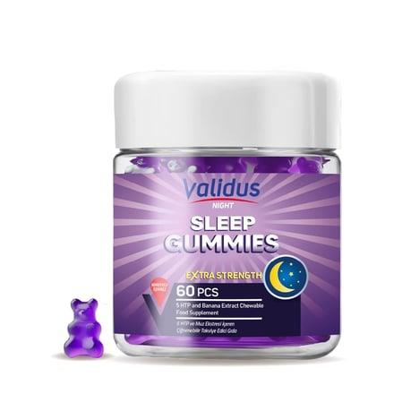 Validus Sleep Jasmine + Lavander + Melissa + Banana 60 Gummies