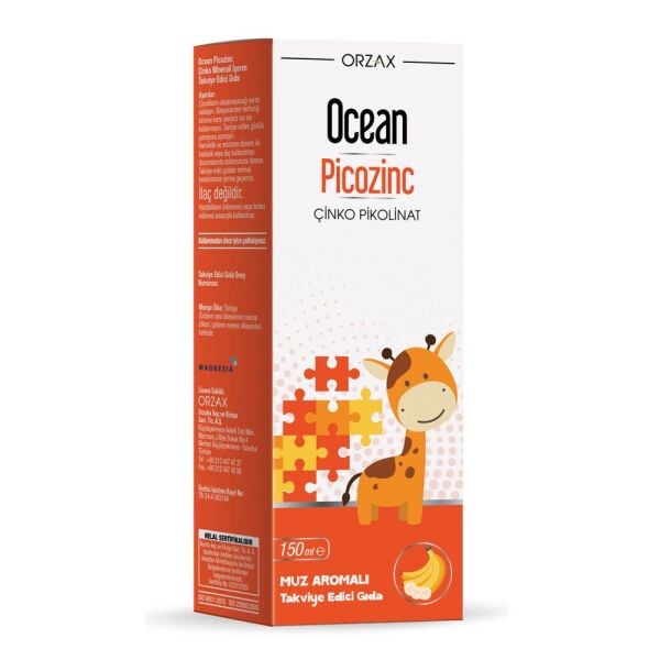 Ocean Çinko Bisglisinat Şurup 150 ml SKT 08/2025
