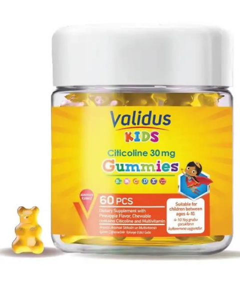 Validus Kids Citicoline 60 Gummies