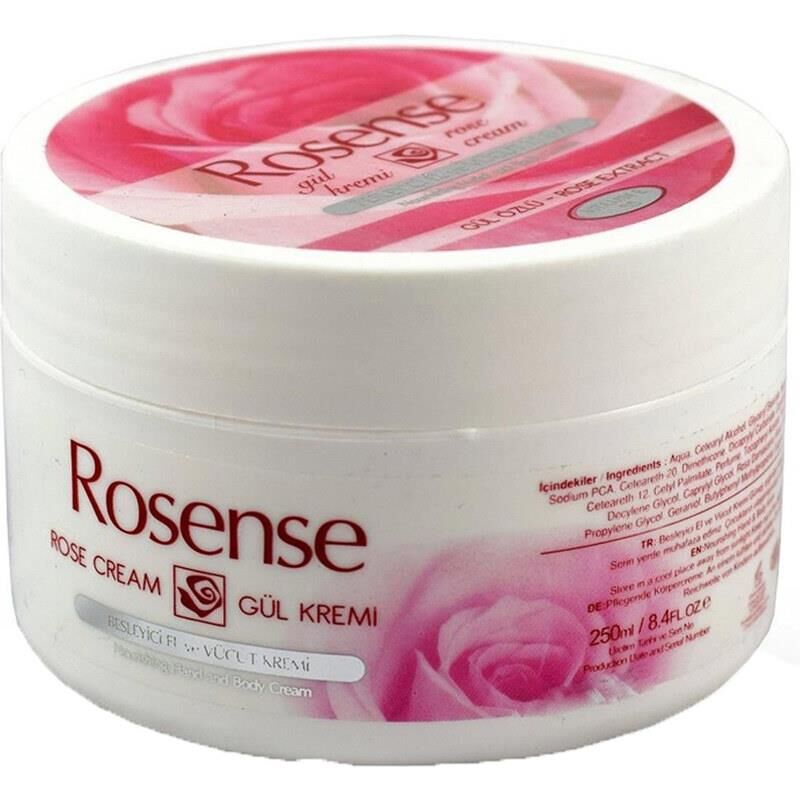 Rosense El Kremi Kavanoz 250 ml  GÜL