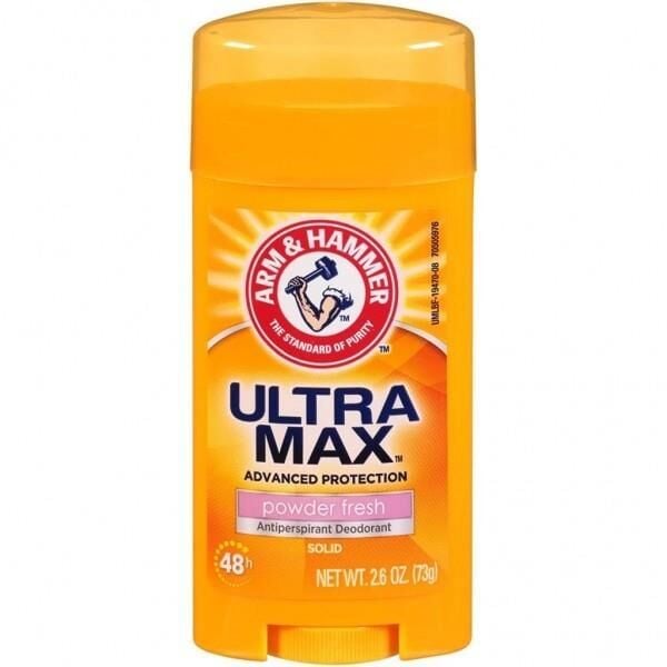 Arm Hammer Ultra Max Powder Fresh Solid Antiperspirant Deodorant 73 gr