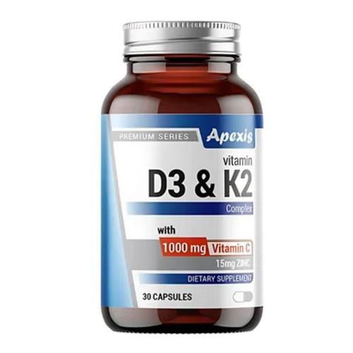 Apexis D3K2 Complex 30 Kapsül