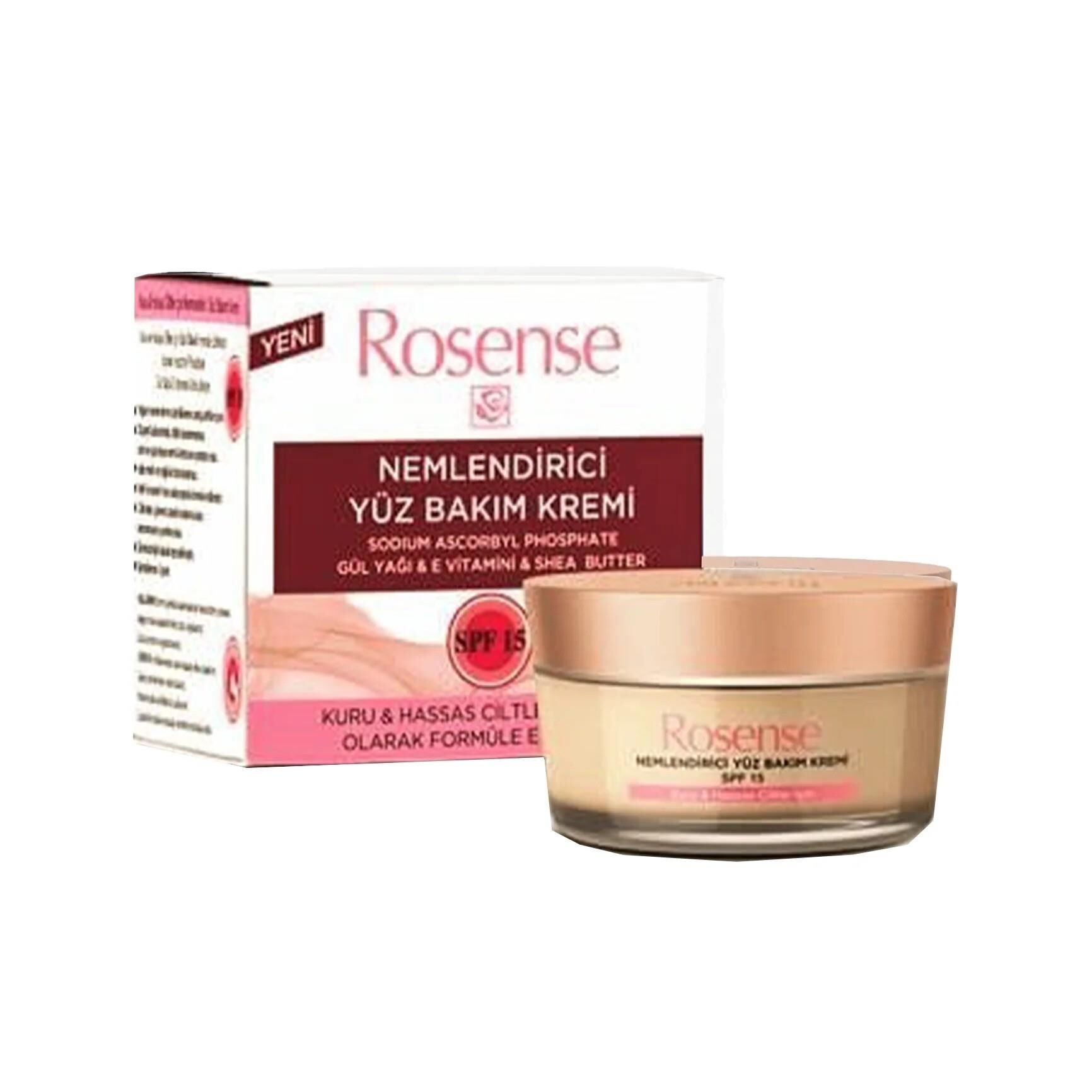 Rosense Yüz Kremi 50 ml - Kuru Hassas Cilt İçin