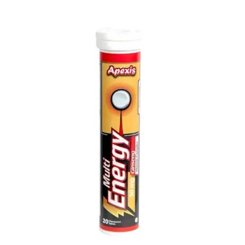 Apexis Multi Energy Ginseng 20 Efervesan Tablet