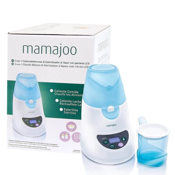 Mamajoo 3 İşlevli Dijital Mama Isıtıcı&Buhar Sterilizatörü