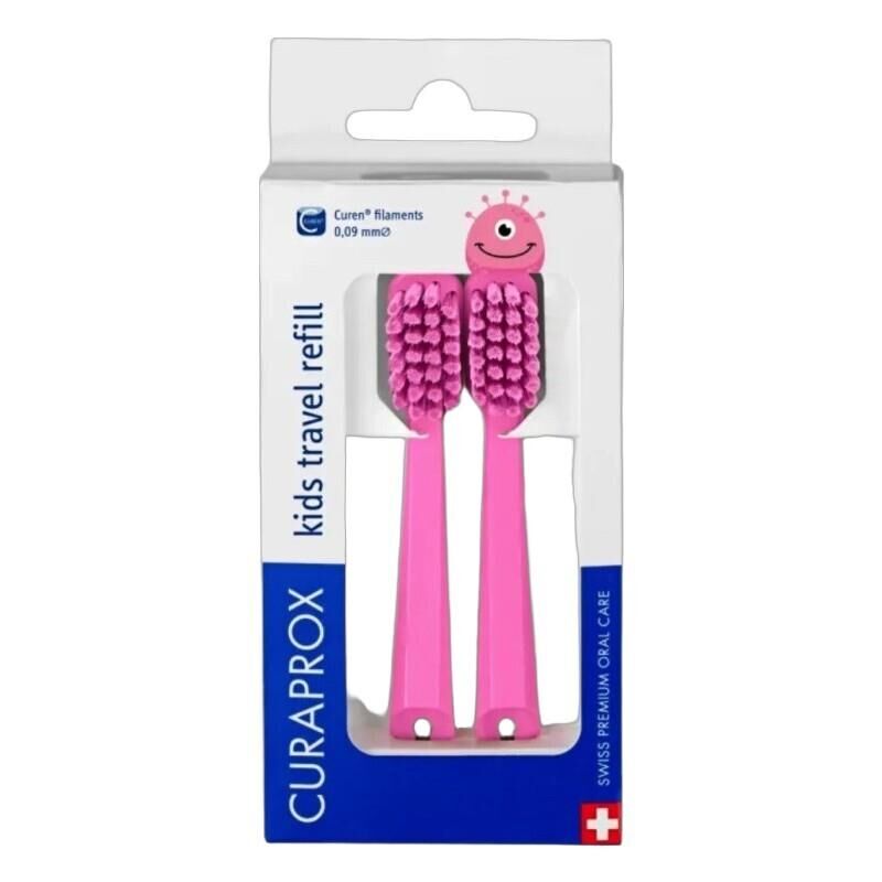 Curaprox Kids Travel Refill Diş Fırçası - Pembe