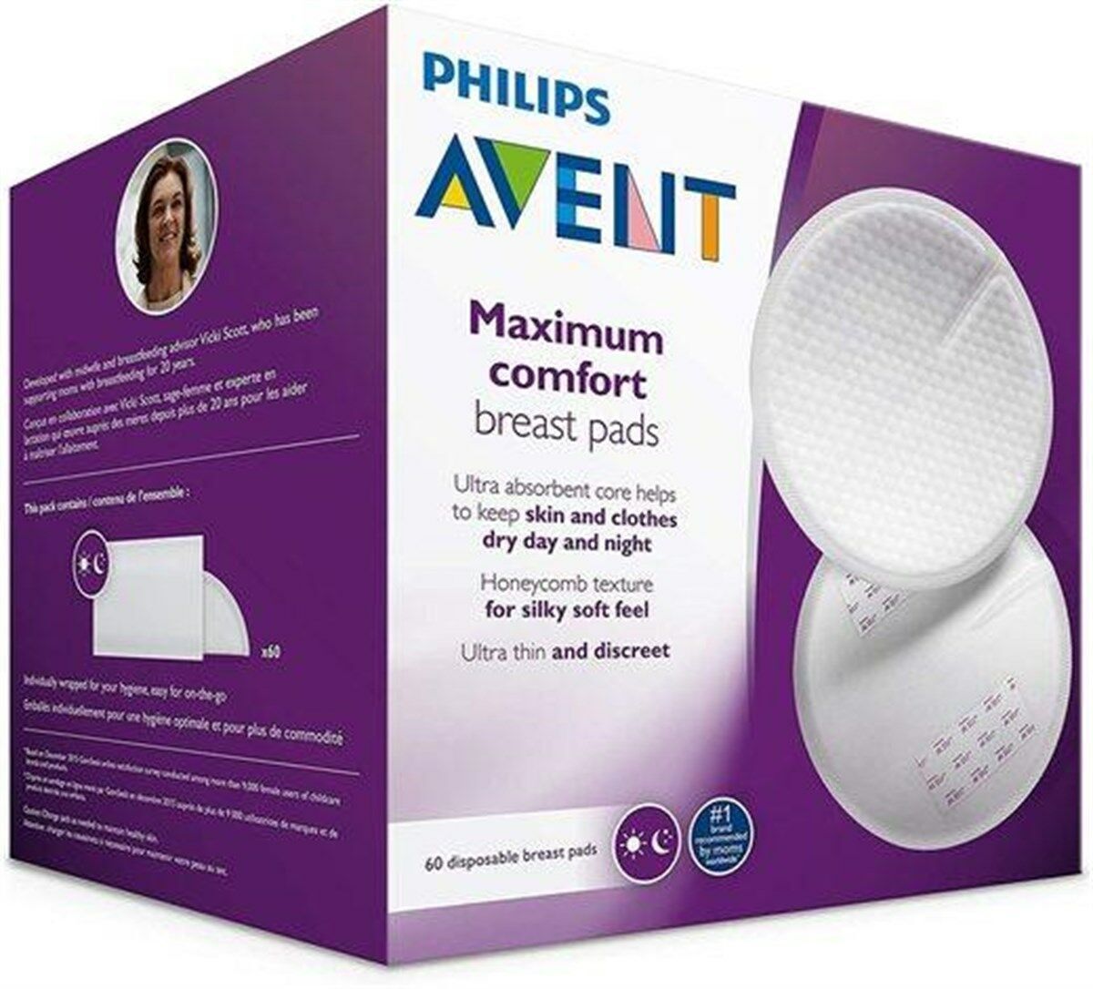 Avent Tek Kullanımlık Göğüs Pedi 60 lı