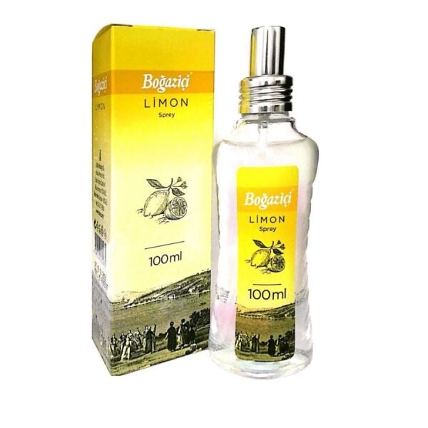 Boğaziçi 80° Limon Kolonyası 100 ml Sprey Cam Şişe