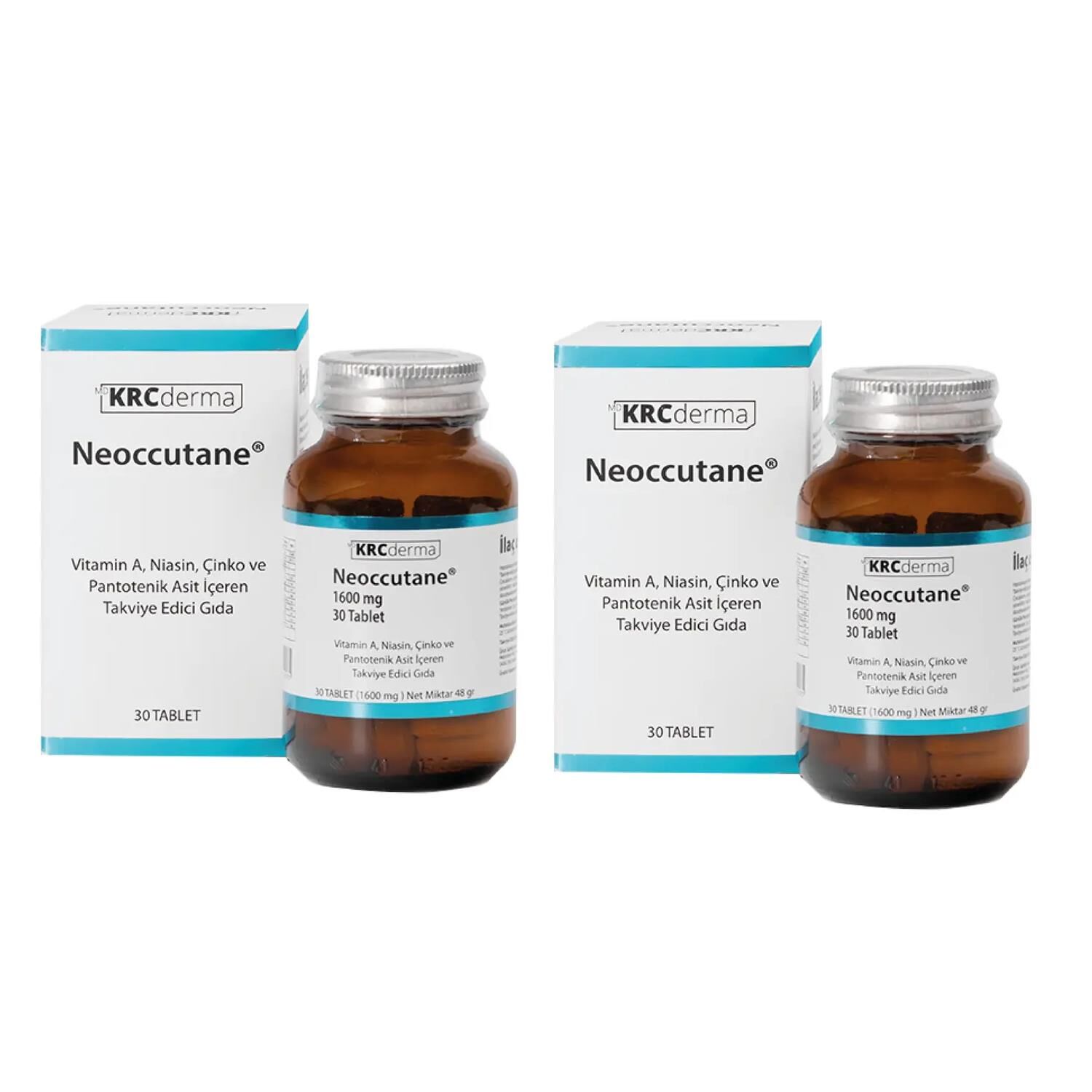 Neoccuttane Takviye Edici Gıda 30 Tablet 2'li Avantaj Paketi