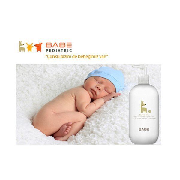 Babe Pediatrik Body Milk Nemlendirici Vücut Sütü 500 ml