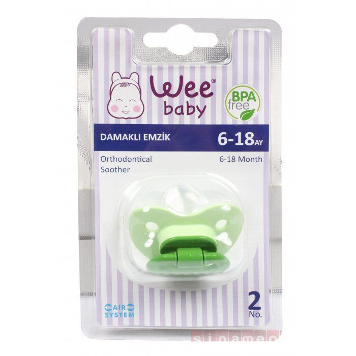 Wee Naturel Silikon Damaklı Emzik Askılı No:2 819