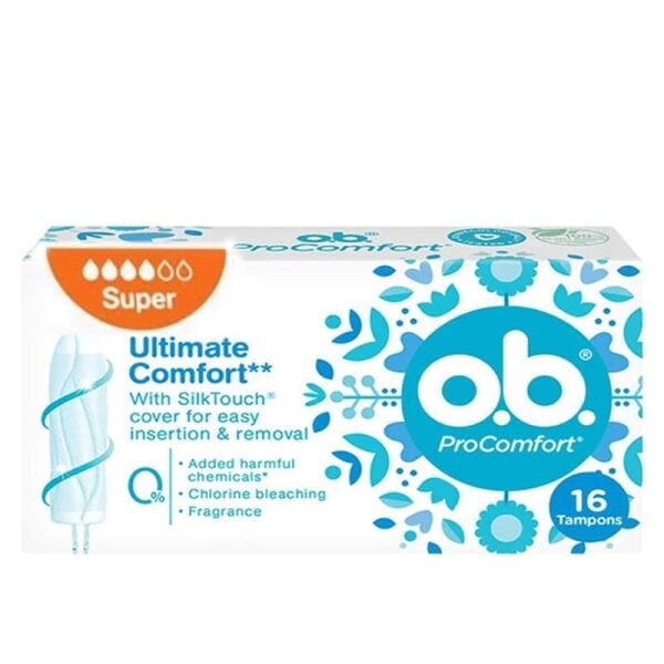 O.B. Comfort Tampon Süper 16 lı