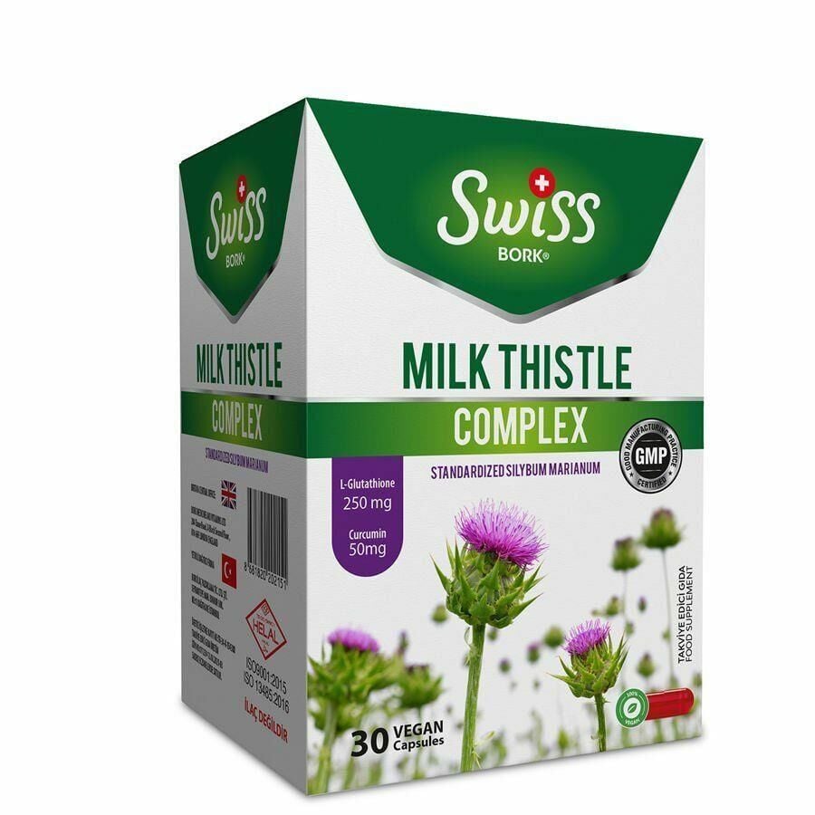 Swiss Bork Milk Thistle Complex 30 Kapsül