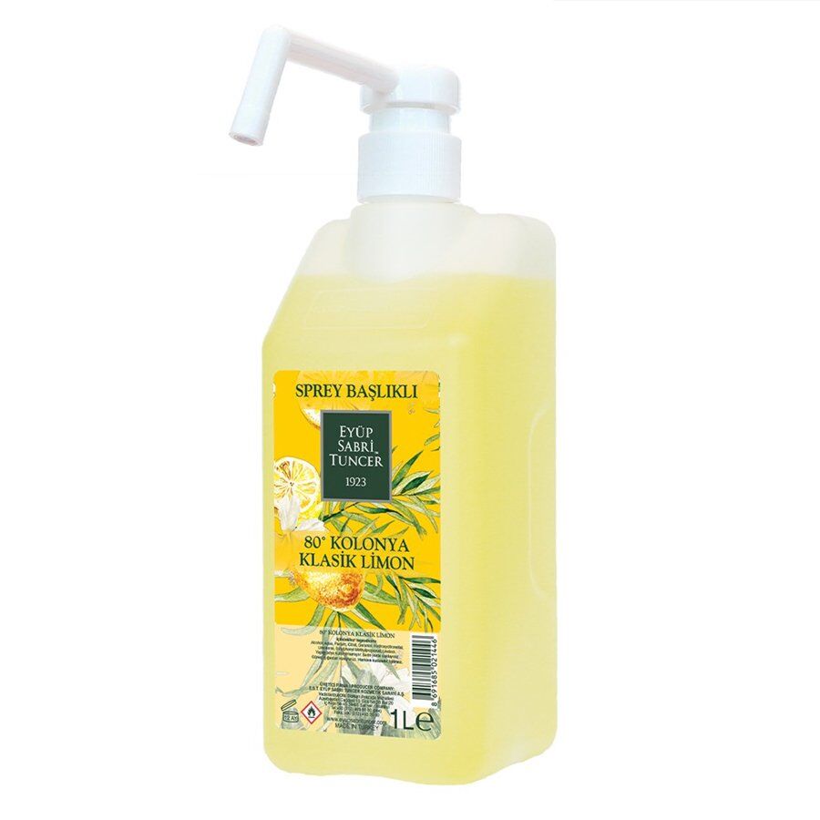 Eyüp Sabri Tuncer Klasik Limon Kolonyası 1 lt - Sprey Başlıklı