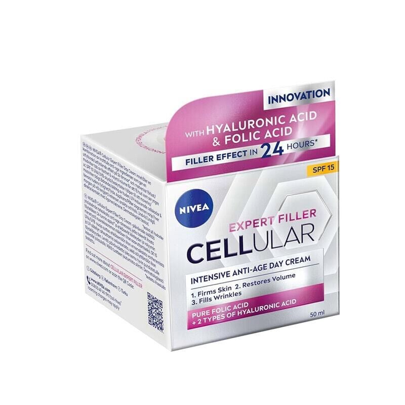 Nivea Cellular Expert Filler Yoğun Yaşlanma Karşıtı Gündüz Bakım Yüz Kremi SPF15 50 ml