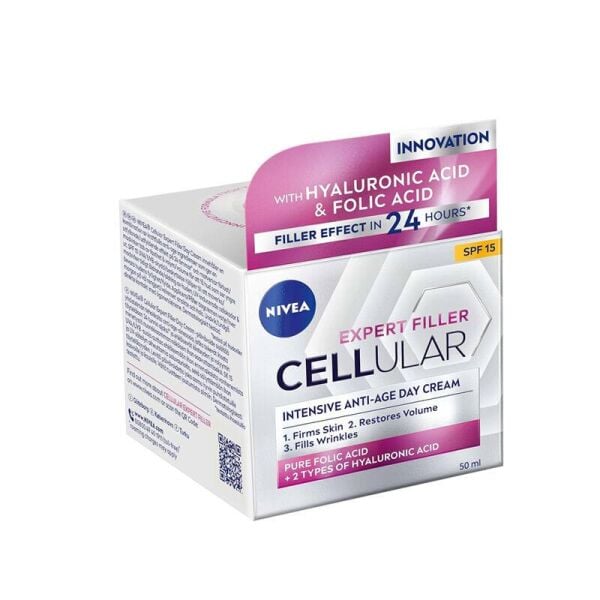 Nivea Cellular Expert Filler Yoğun Yaşlanma Karşıtı Gündüz Bakım Yüz Kremi SPF15 50 ml