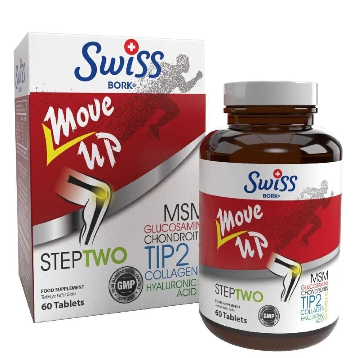 Swiss Bork Move Up Step2 Glocosamine 60 Tablet