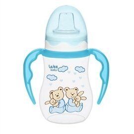 Wee PP Antikolik Akıtmaz Kulplu Bardak 250 ml 754 Pembe