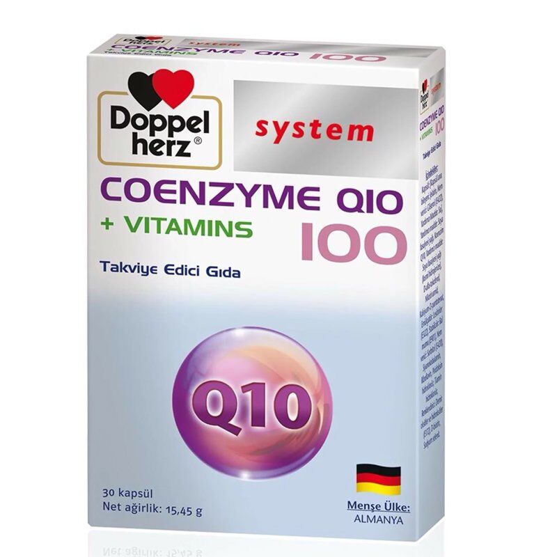 Doppelherz Koenzim Q10 + Vitamins 100 mg 30 Kapsül