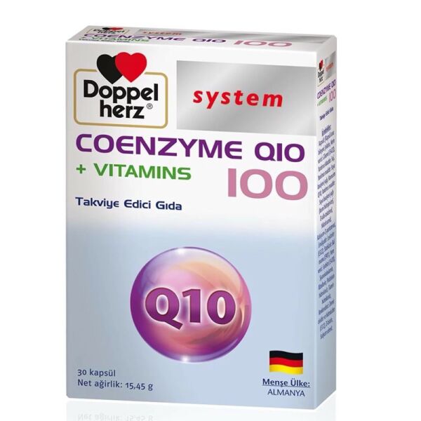 Doppelherz Koenzim Q10 + Vitamins 100 mg 30 Kapsül