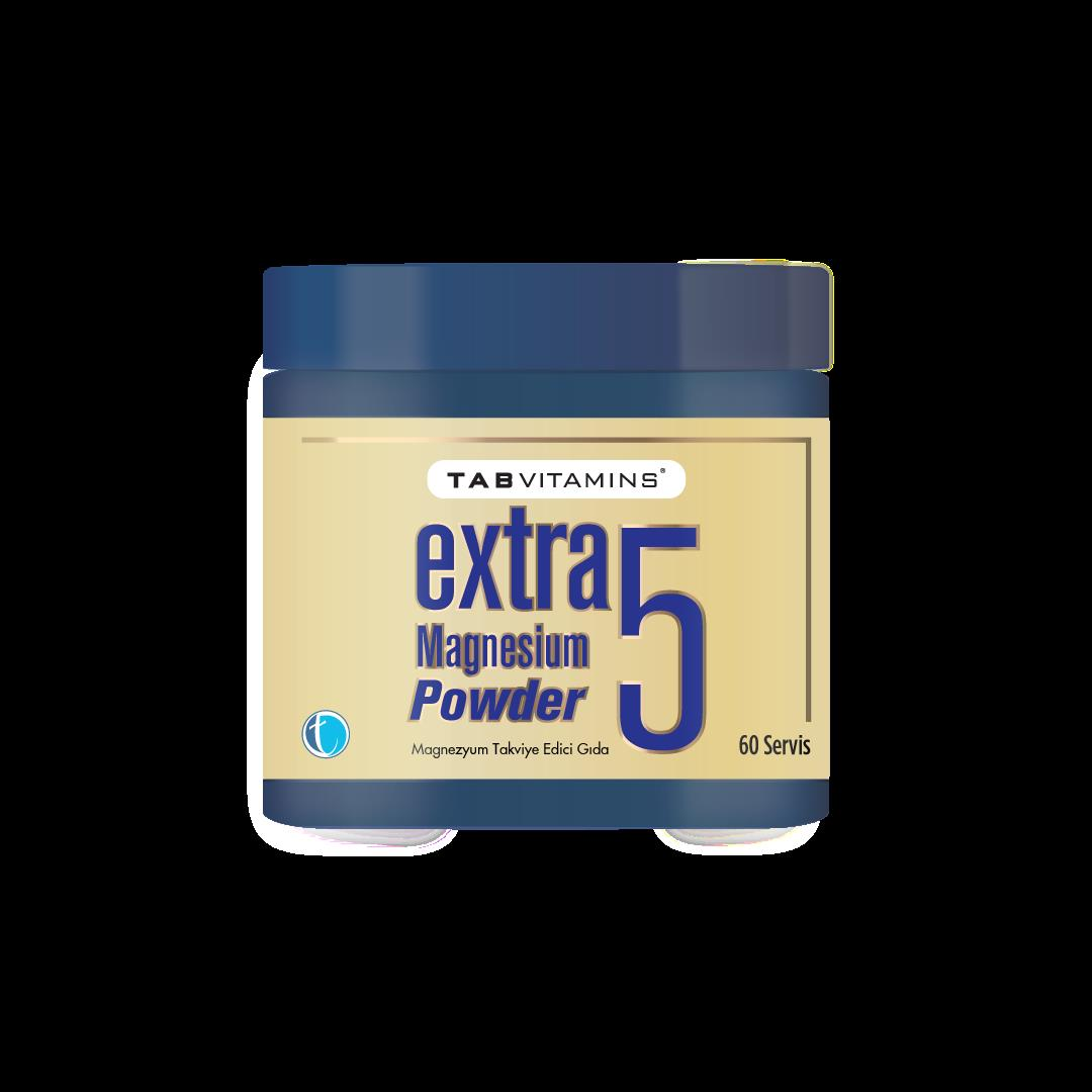 Tab Vitamins Extra5 Magnezyum Powder 60 Servis