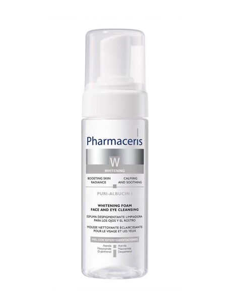 Pharmaceris W Whitening Foam Face and Eye Cleansing Foam 150 ml