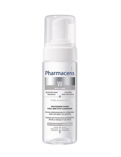 Pharmaceris W Whitening Foam Face and Eye Cleansing Foam 150 ml