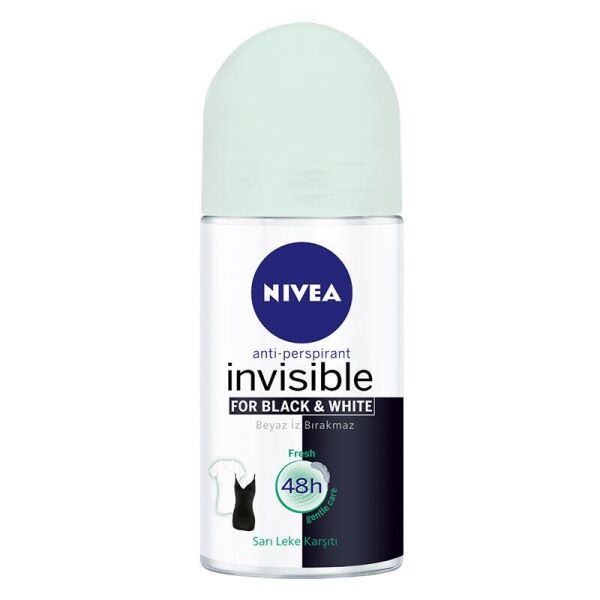 Nivea Invisible For Black  White Kadın Roll-on Fresh 50 ml