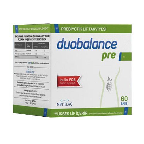 NBT Life Duobalance Pre Prebiyotik Lif içeren 60 Saşe