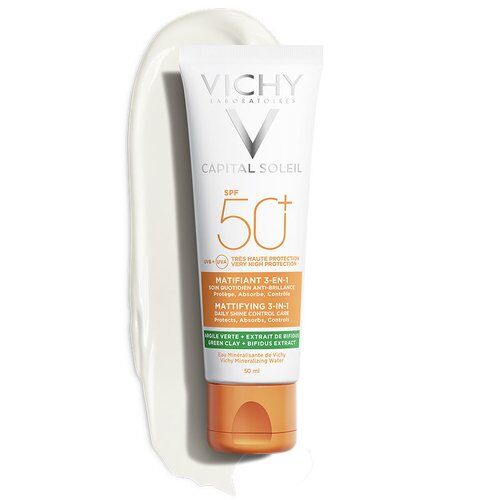Vichy Capital Soleil SPF 50+ Matlaştırıcı Yüz Güneş Kremi 50 ml