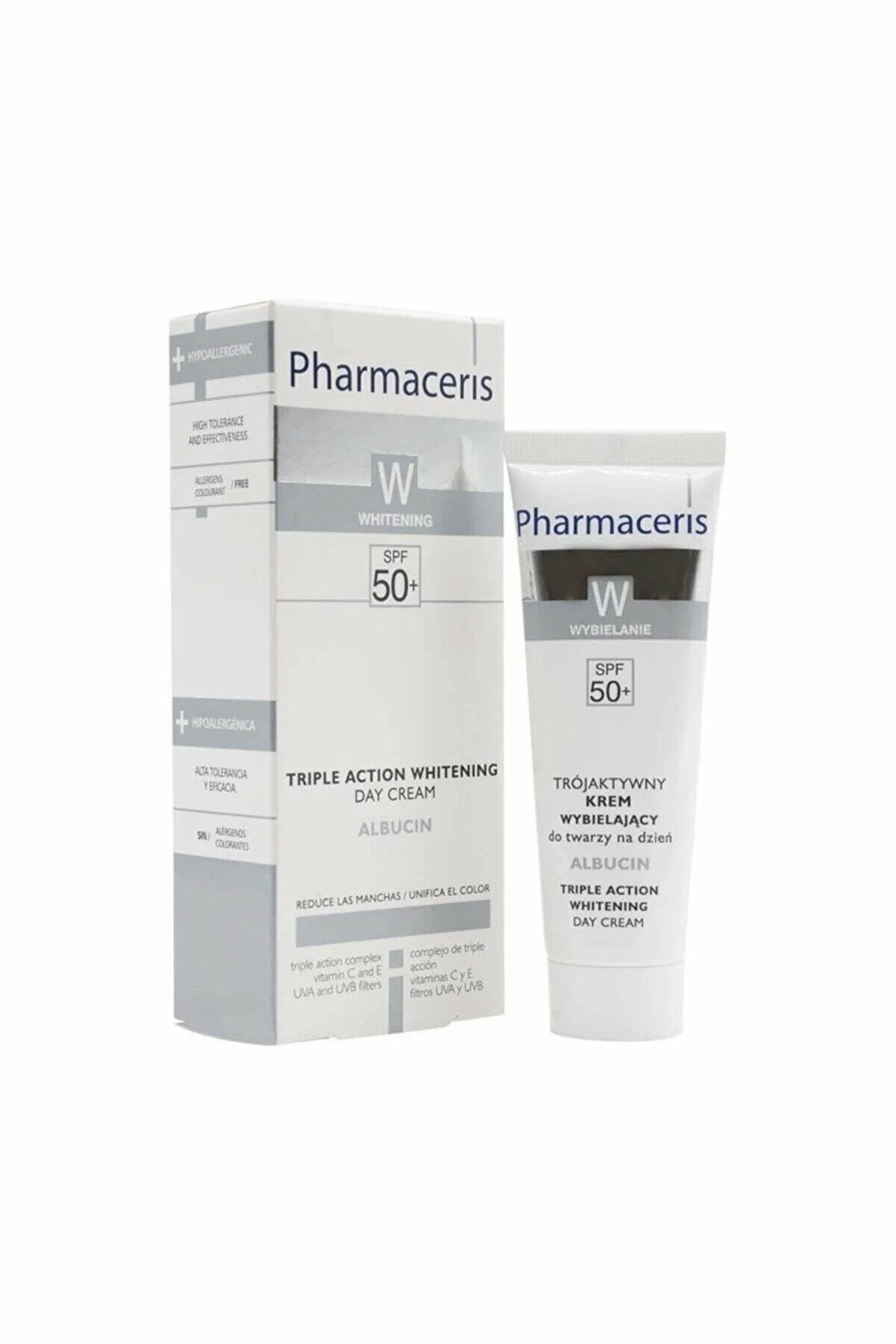 Pharmaceris W Triple Action Whitening Albucin SPF50+ 30 ml