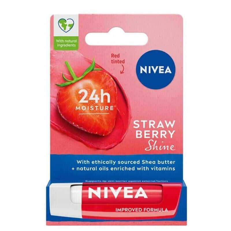 Nivea Lip Stick Çilek 24 Saat Nem