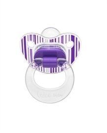 Wee Şeffaf Desenli Damaklı Uçlu Emzik No:3 (18+ Ay) 838