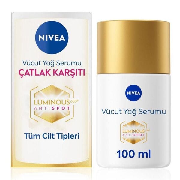 Nivea Luminous 630 Çatlak Karşıtı Vücut Yağ Serumu 100 ml
