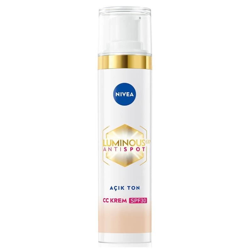 Nivea Luminous Koyu Leke Karşıtı CC Krem Açık Ton 40 ml