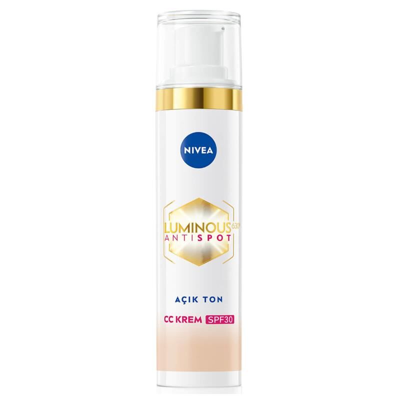 Nivea Luminous Koyu Leke Karşıtı CC Krem Açık Ton 40 ml