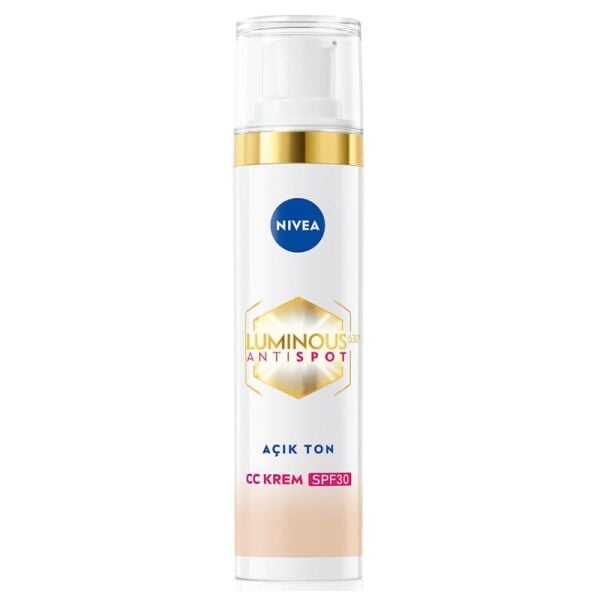 Nivea Luminous Koyu Leke Karşıtı CC Krem Açık Ton 40 ml