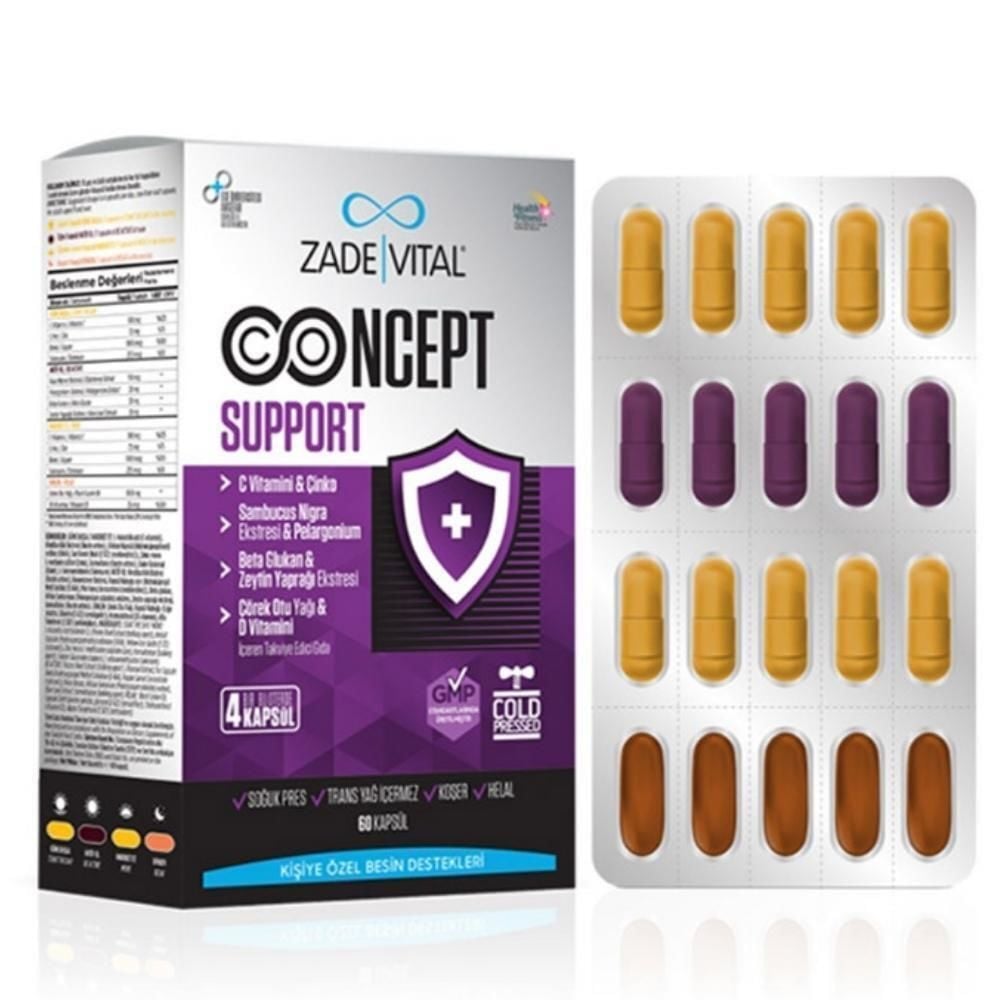 Zade Vital Concept Support 60 Kapsül