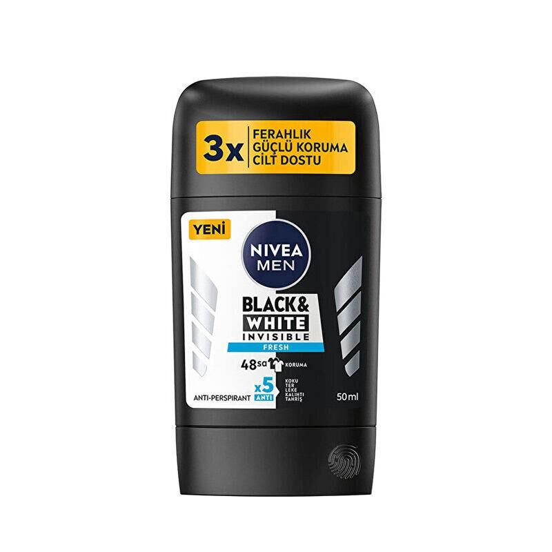Nivea Men Black  White Invisible Fresh Stick Deodorant 50 ml