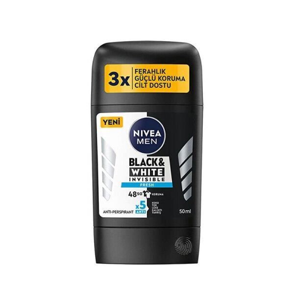 Nivea Men Black  White Invisible Fresh Stick Deodorant 50 ml