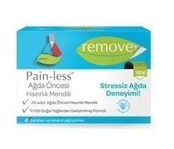 Remove Pain-Less Ağda Öncesi Temizlik Mendili 20 li