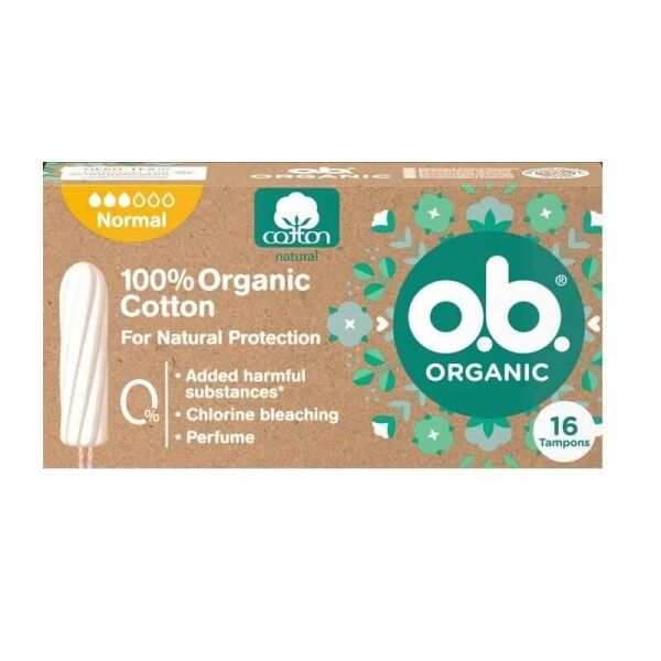 O.B Organic Normal Tampon 16 lı