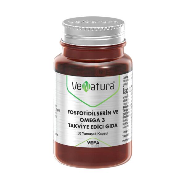 VeNatura Fosfotidilserin ve Omega 3 30 Kapsül