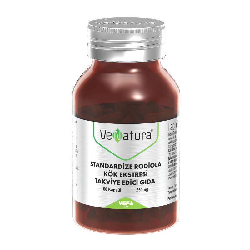 Venatura Standardize Rodiola Kök Ekstresi 60 Kapsül